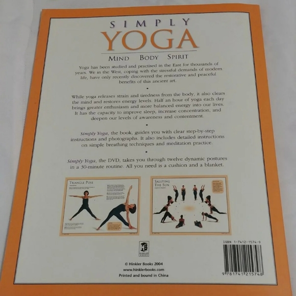 Simply yoga Mind Body Spirit meditation exercise b - Picture 2 of 4